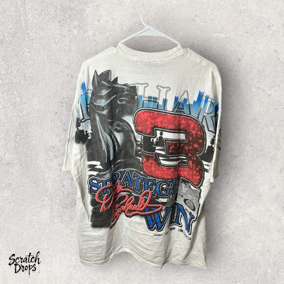 Vintage Chase Authentics AOP Dale Earnhardt Racing T-Shirt XL (26 x 31.5) NASCAR - Picture 5 of 6